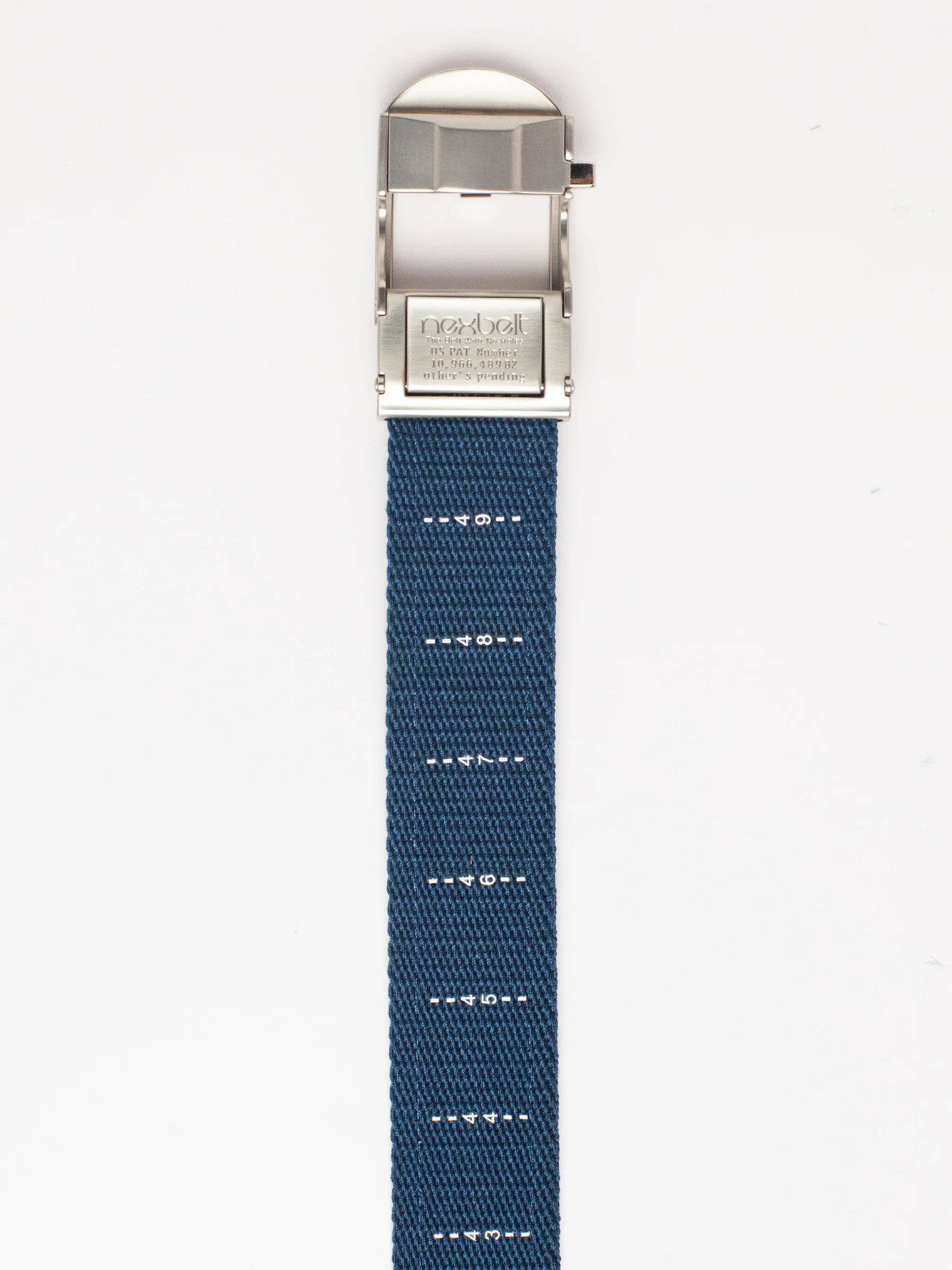 Grizzly Navy Outdoor Ribbon Ratchet Belt 1.38" [35mm] - Image 4